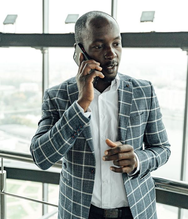 Professional man in elegant business attire portraying strategic consulting expertise